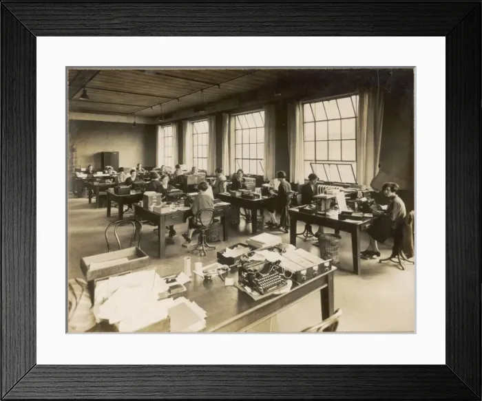Framed Print : Commerce / Office Work Framed Print : Commerce / Office Work