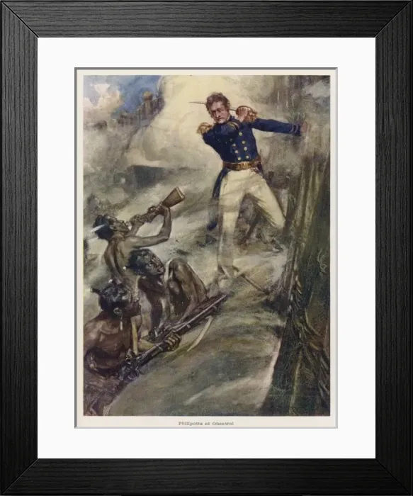 Framed Print : New Zealand / Oheawi 1845 Framed Print : New Zealand / Oheawi 1845