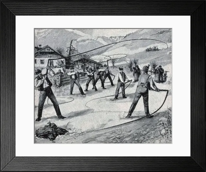 Framed Print : Salzburg New Year Custom Framed Print : Salzburg New Year Custom