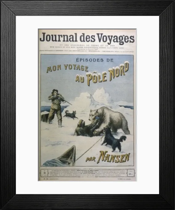 Framed Print : F Nansen / Clerice / Voyages Framed Print : F Nansen / Clerice / Voyages