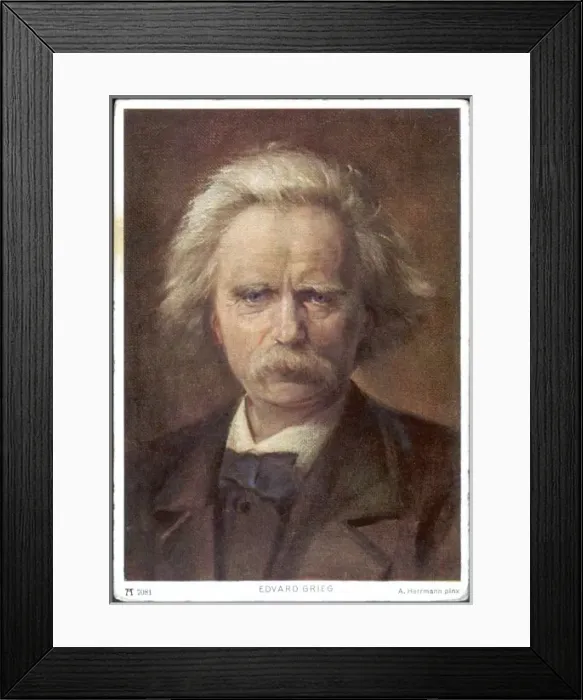 Framed Print : Edvard Hagerup Grieg Framed Print : Edvard Hagerup Grieg