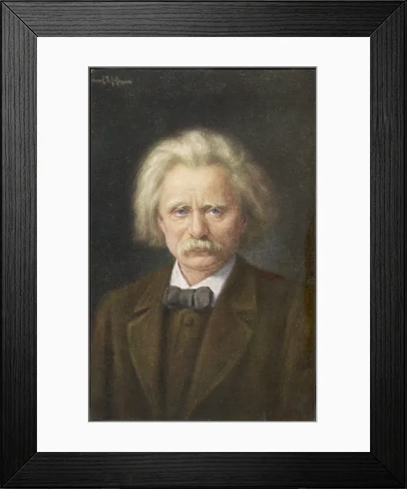 Framed Print : Edvard Hagerup Grieg Framed Print : Edvard Hagerup Grieg