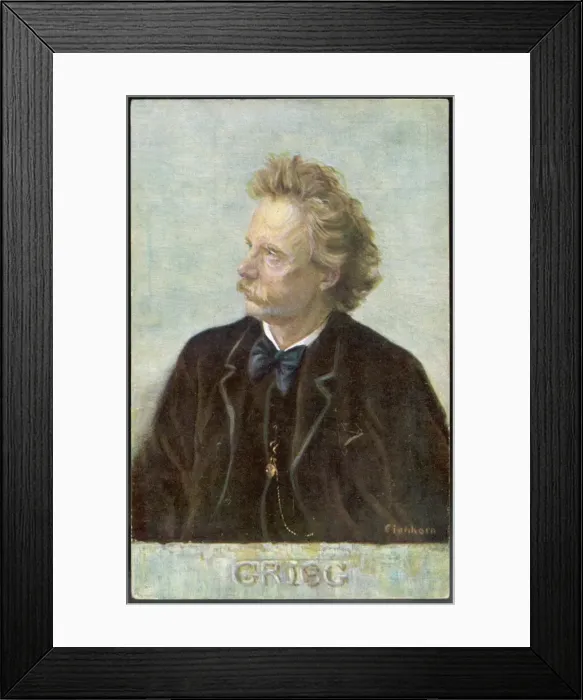 Framed Print : Edvard Hagerup Grieg Framed Print : Edvard Hagerup Grieg
