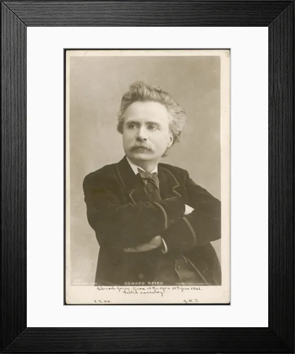 Framed Print : Edvard Hagerup Grieg Framed Print : Edvard Hagerup Grieg