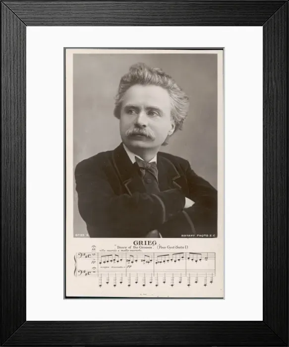 Framed Print : Edvard Hagerup Grieg Framed Print : Edvard Hagerup Grieg