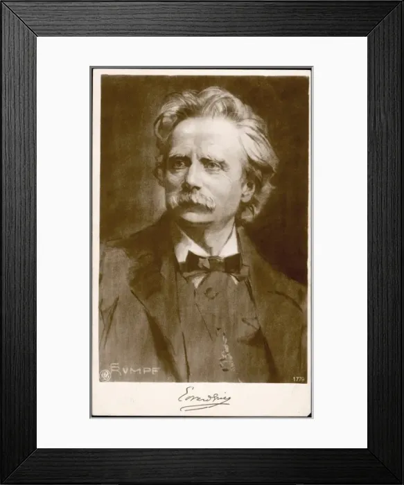 Framed Print : Edvard Hagerup Grieg Framed Print : Edvard Hagerup Grieg