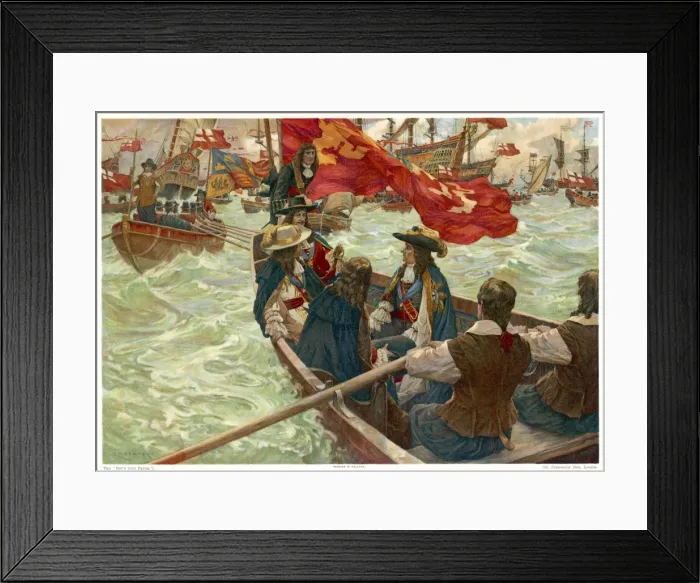 Framed Print : The Restoration 1660 Framed Print : The Restoration 1660
