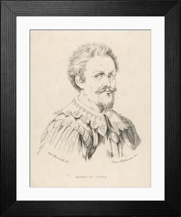 Framed Print : Alonso Di Ojeda Framed Print : Alonso Di Ojeda