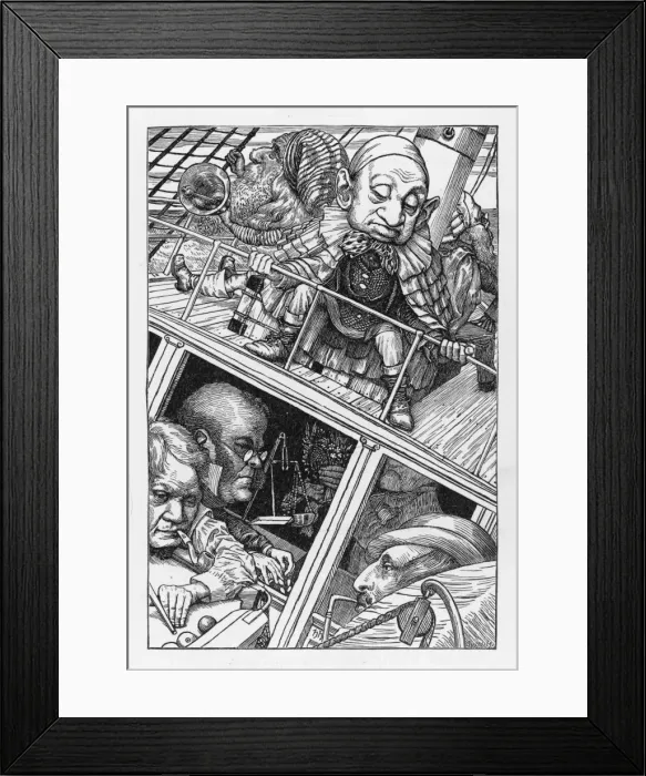 Framed Print : Hunting of the Snark Framed Print : Hunting of the Snark