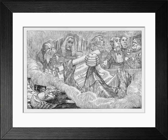 Framed Print : Hunting of the Snark Framed Print : Hunting of the Snark