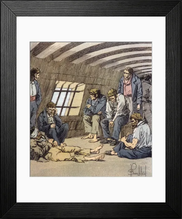Framed Print : Napoleonic Prisoners Framed Print : Napoleonic Prisoners
