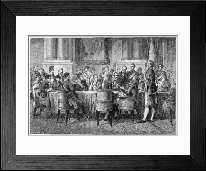 Framed Print : Congress of Vienna Framed Print : Congress of Vienna