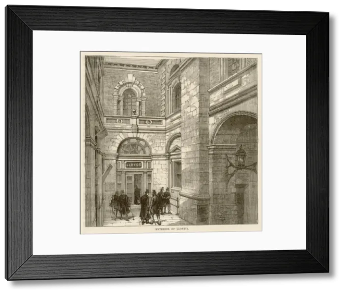 Framed Print : Lloyds Entrance Framed Print : Lloyds Entrance