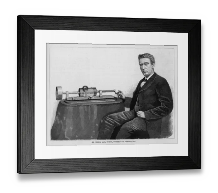 Framed Print : Thomas Alva Edison Framed Print : Thomas Alva Edison