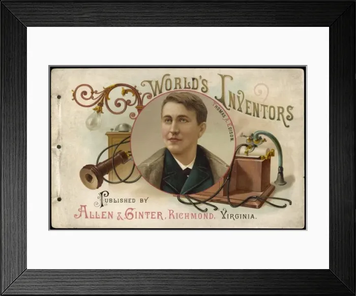Framed Print : Thomas Alva Edison Framed Print : Thomas Alva Edison