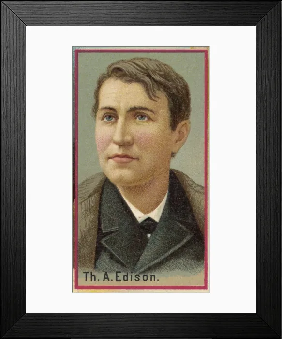 Framed Print : Thomas Alva Edison Framed Print : Thomas Alva Edison