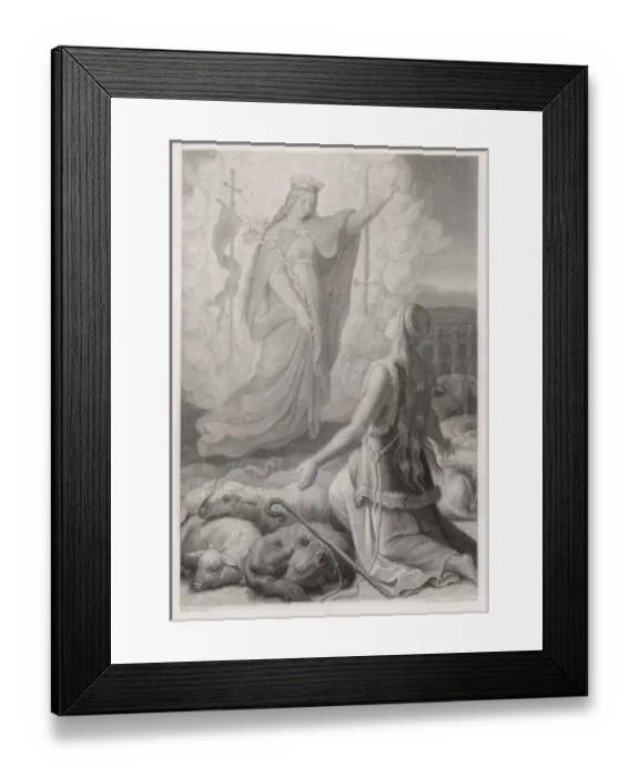 Framed Print : Joan of Arc (Kaulbach) Framed Print : Joan of Arc (Kaulbach)