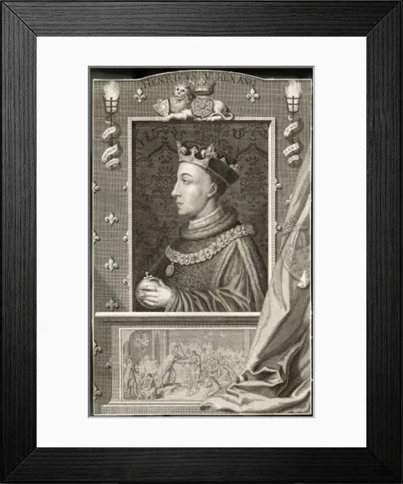 Framed Print : HENRY V - Profile portrait Framed Print : HENRY V - Profile portrait