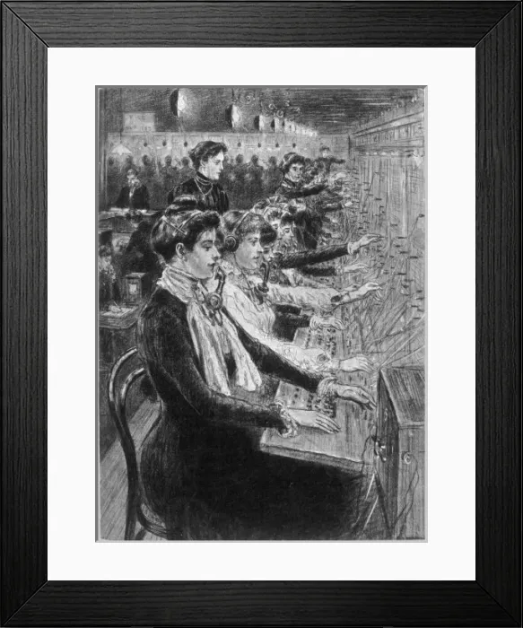 Framed Print : Communications / Telephone Framed Print : Communications / Telephone
