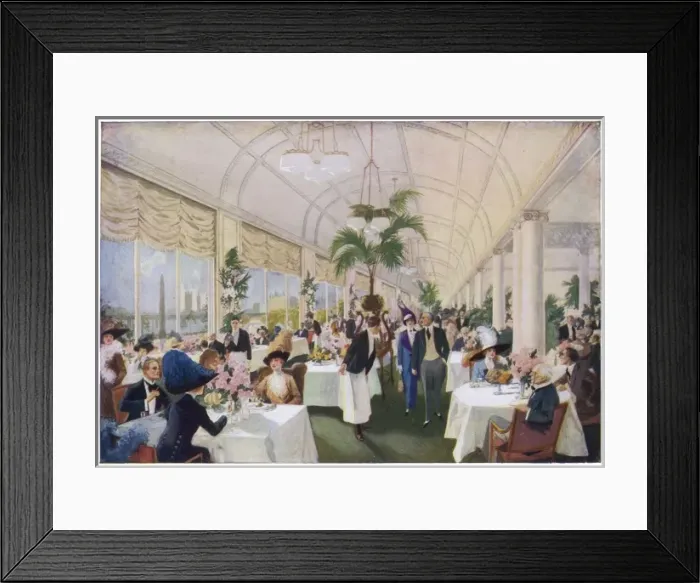Framed Print : Savoy Balcony 1912 Framed Print : Savoy Balcony 1912
