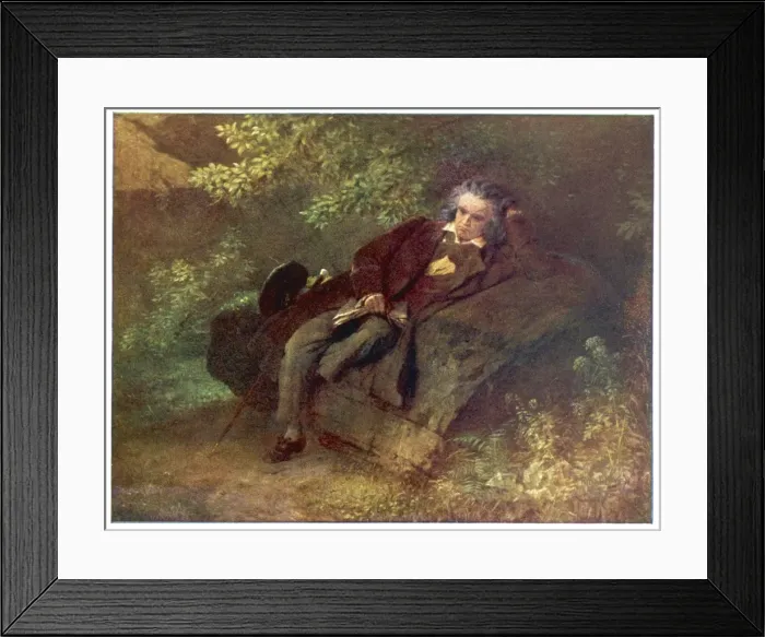 Framed Print : Beethoven / Hausleithner Framed Print : Beethoven / Hausleithner