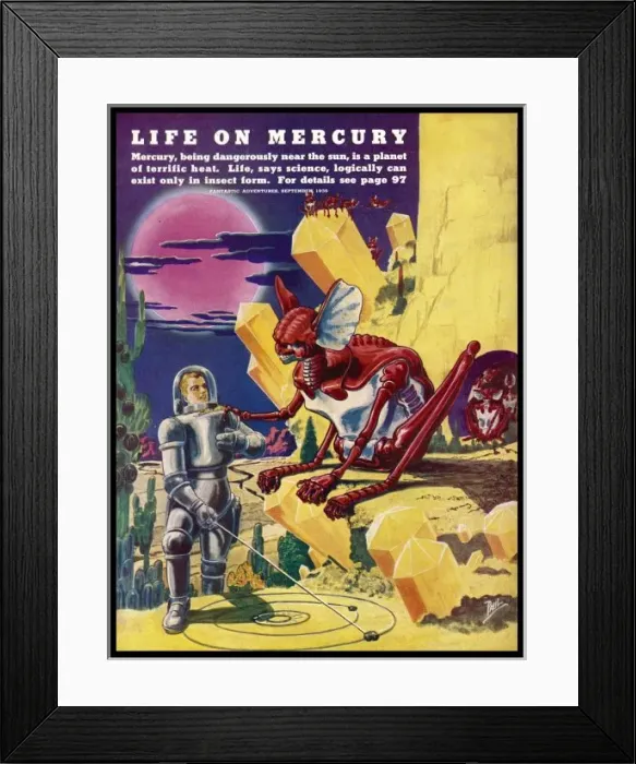 Framed Print : Imaginary inhabitants of the planet Mercury Framed Print : Imaginary inhabitants of the planet Mercury