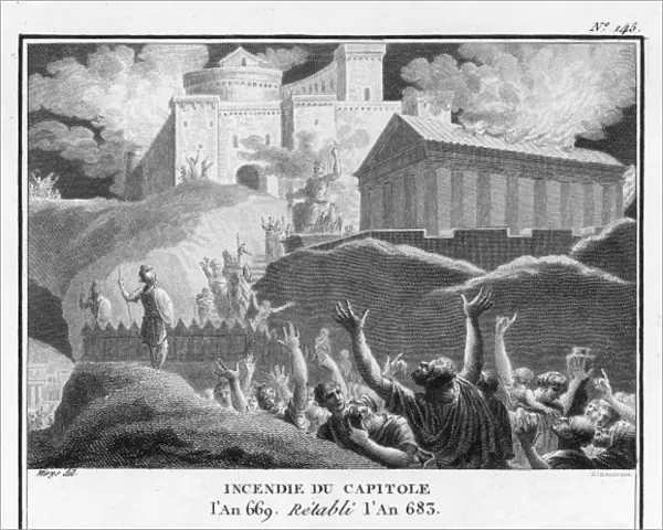 Roman Capitol on Fire