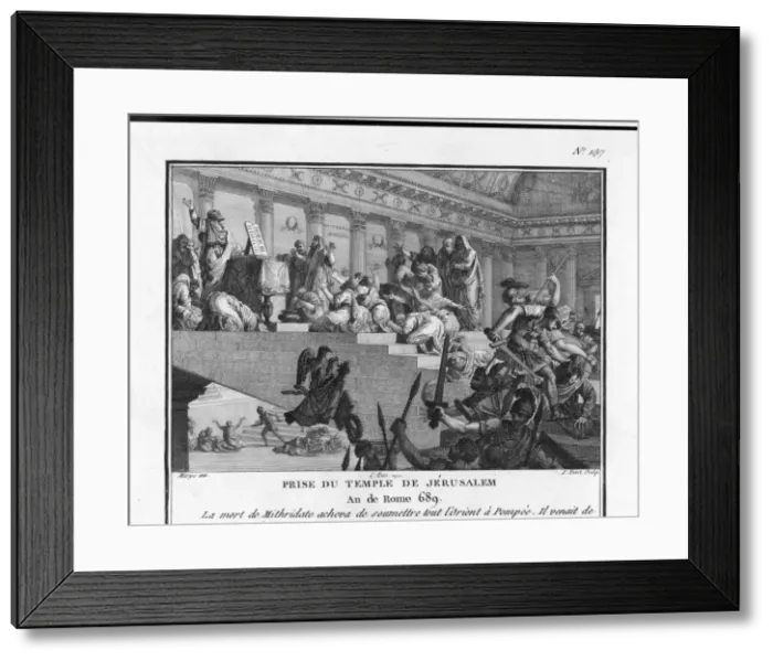 Framed Print : Jerusalem Occupied 63Bc