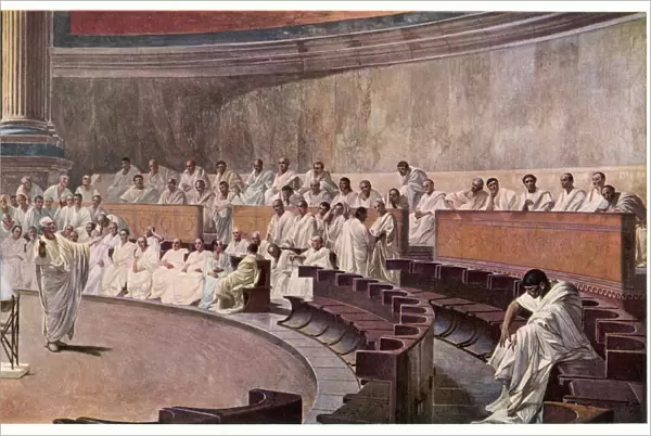 Cicero Speaks in Senate