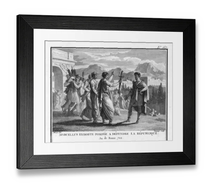 Framed Print : Marcellus Sent to Pompey Framed Print : Marcellus Sent to Pompey