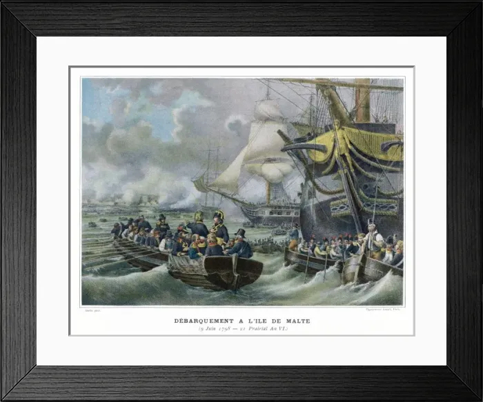 Framed Print : Revolutionary War, Malta Framed Print : Revolutionary War, Malta