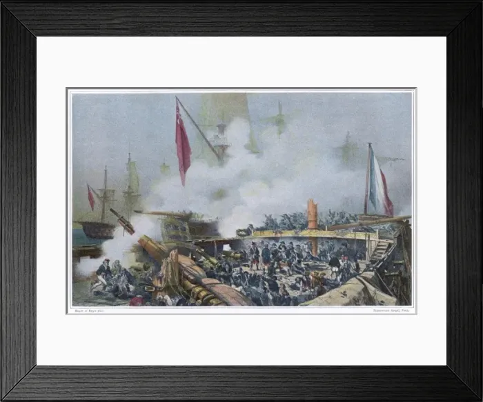 Framed Print : Battle of the Nile Framed Print : Battle of the Nile