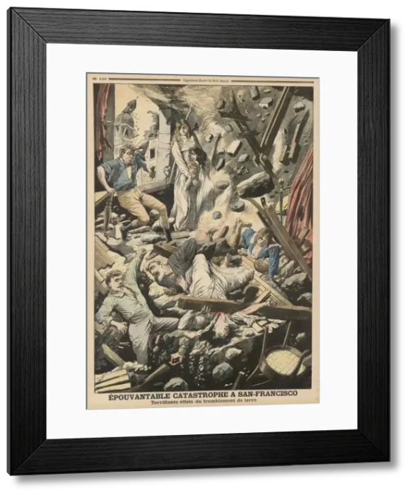 Framed Print : Earthquake / San Francisco Framed Print : Earthquake / San Francisco