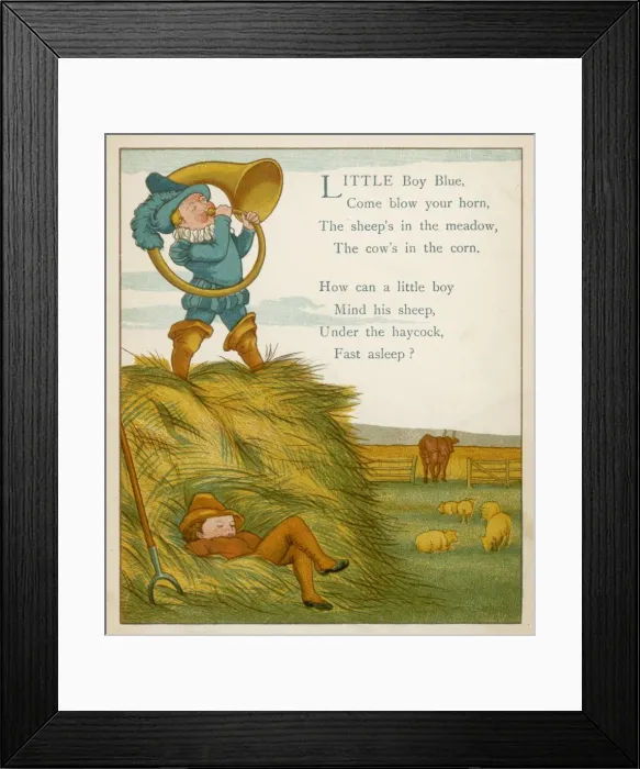 Framed Print : LITTLE BOY BLUE - 2 Framed Print : LITTLE BOY BLUE - 2