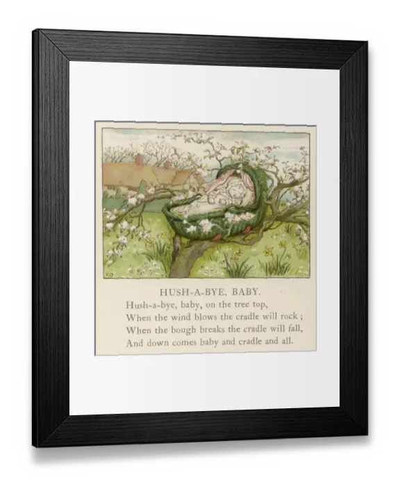 Framed Print : Hush a Bye Baby (Kate G) Framed Print : Hush a Bye Baby (Kate G)