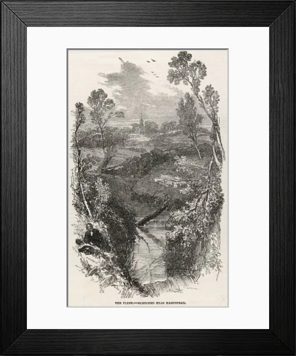 Framed Print : Fleet River at Hampstead Framed Print : Fleet River at Hampstead
