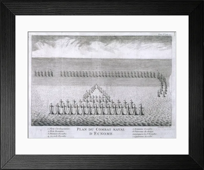 Framed Print : Punic Wars: Ecnomus Framed Print : Punic Wars: Ecnomus