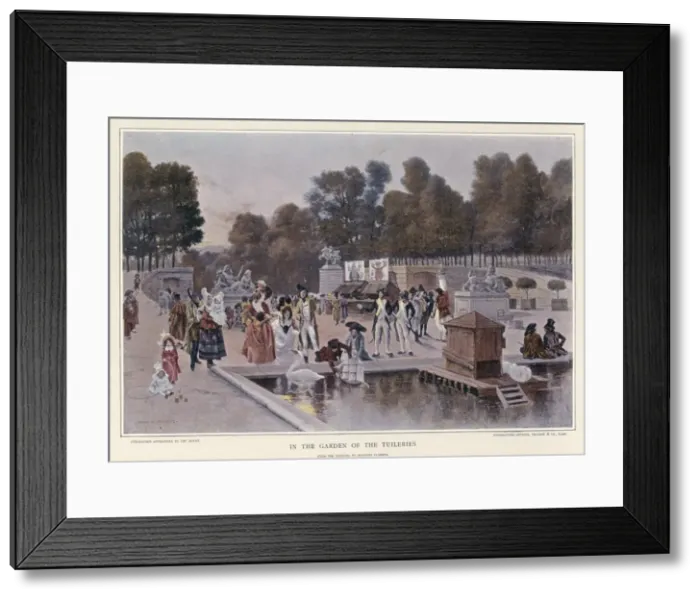 Framed Print : Paris / Tuileries Gardens Framed Print : Paris / Tuileries Gardens