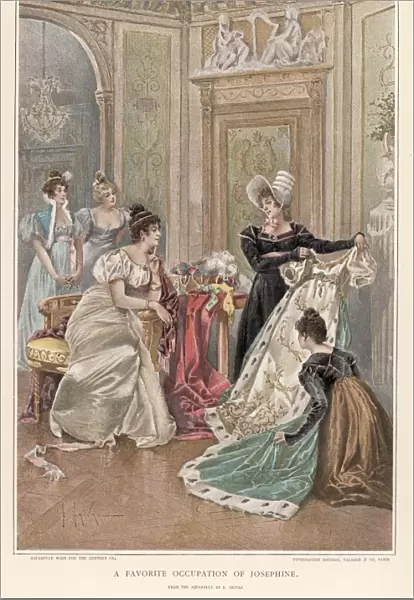 JOSEPHINE. The Empress Josephine contemplates an addition to her wardrobe