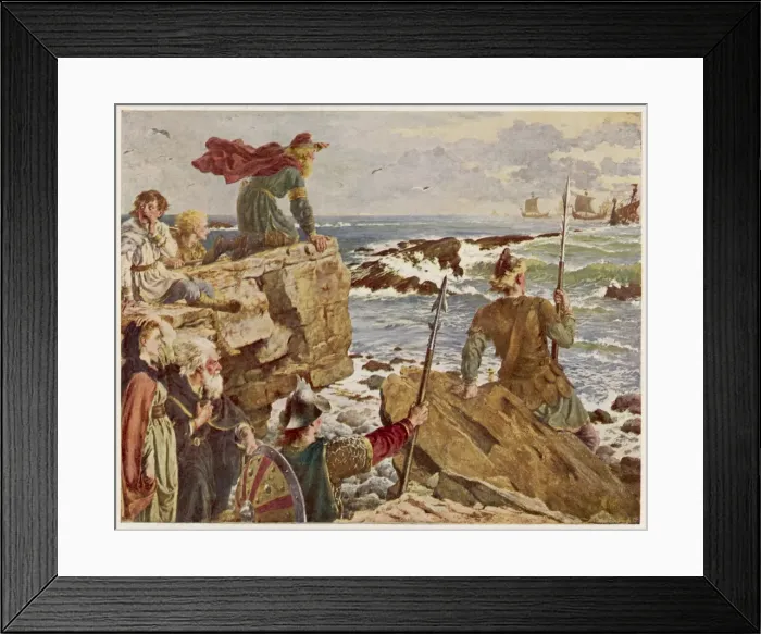 Framed Print : Approach of Danish 877 Framed Print : Approach of Danish 877