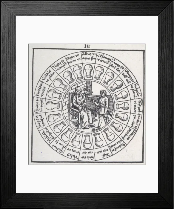 Framed Print : Diagnosis from Urine Framed Print : Diagnosis from Urine
