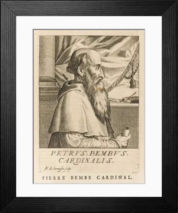 Framed Print : Pietro Bembo Framed Print : Pietro Bembo
