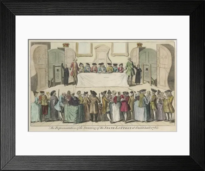 Framed Print : State Lottery 1751 Framed Print : State Lottery 1751