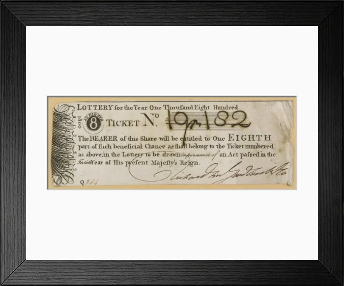Framed Print : Gambling / Lotteries Framed Print : Gambling / Lotteries