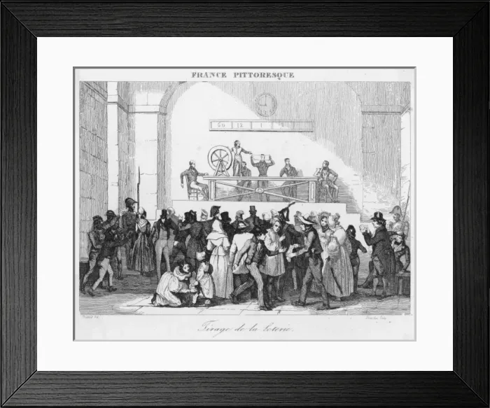 Framed Print : Gambling / Lotteries Framed Print : Gambling / Lotteries