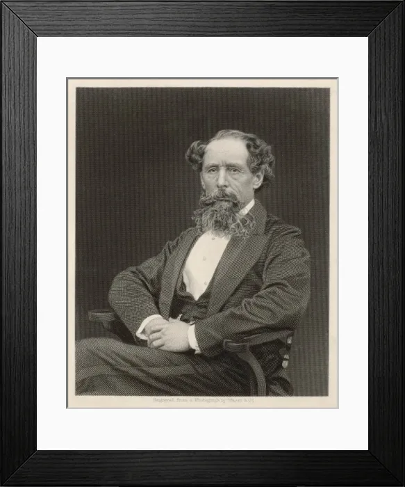 Framed Print : Charles Dickens Framed Print : Charles Dickens