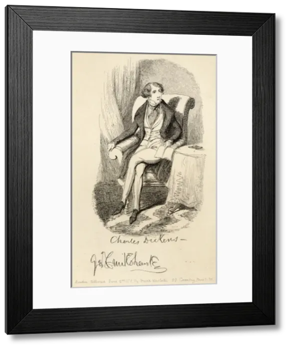 Framed Print : Charles Dickens Framed Print : Charles Dickens