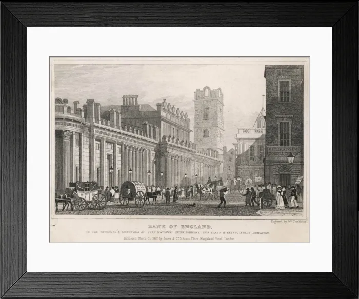 Framed Print : England / London / Bank Framed Print : England / London / Bank