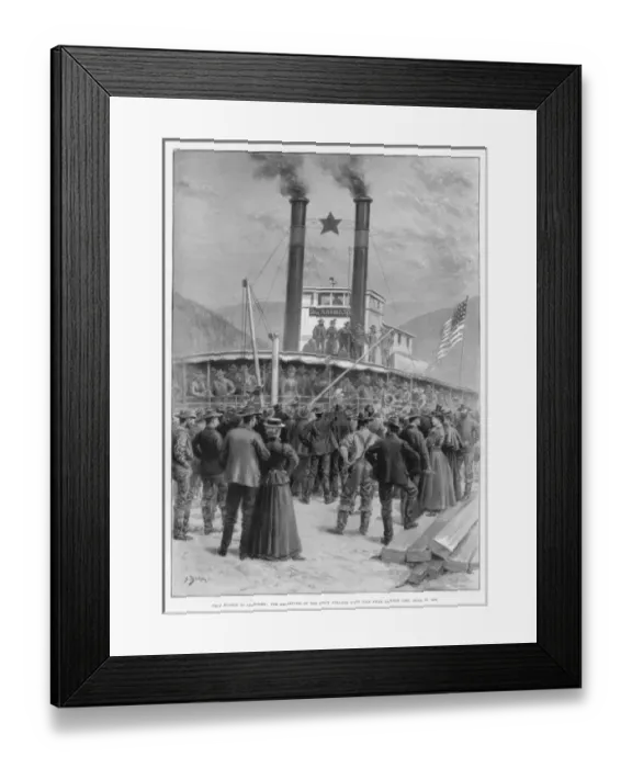 Framed Print : First Shipload of Gold