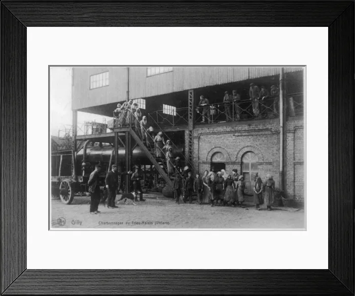 Framed Print : Boy & Girls in Belgium